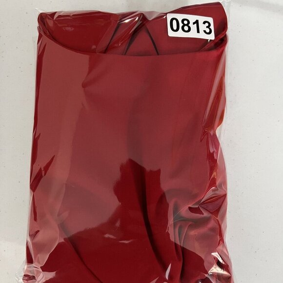 Calvin Klein Women 2 Little Red Dress Sleeveless Pockets Fit & Flare Career Wear - Picture 16 of 16